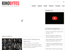 Tablet Screenshot of kinobytes.net